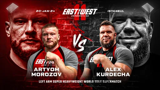 Кинопоиск покажет армфайт-турнир East vs West 11 с участием трех россиян