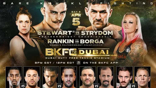 Прямая трансляция турнира BKFC 72 в Дубае