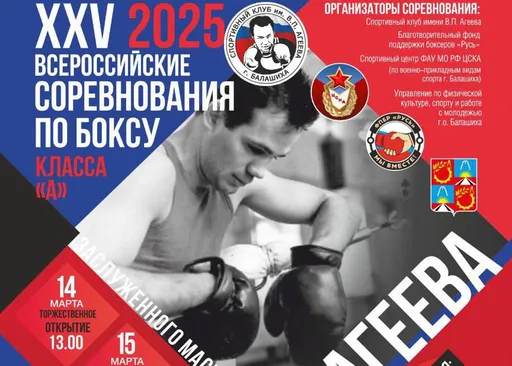 В Балашихе пройдут Всероссийские соревнования по боксу на призы Виктора Агеева