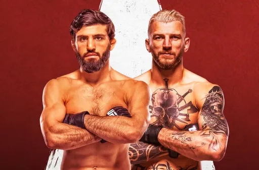 Царукян и Хукер встретились лицом к лицу перед боем на турнире UFC в Катаре