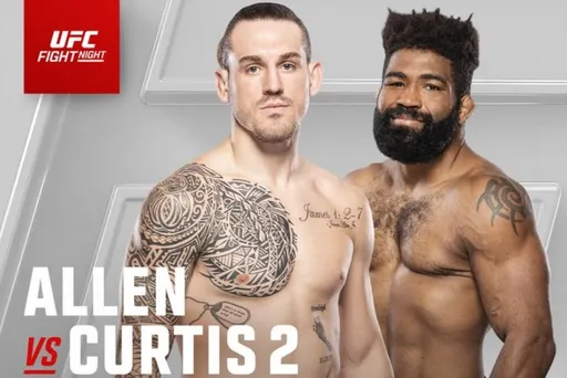 Кертис заменит Веттори на UFC Vegas 90 и проведет реванш с Алленом