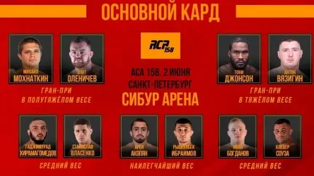 Результаты ACA 158 в Санкт-Петербурге: Мохнаткин и Вязигин вышли в полуфиналы Гран-при