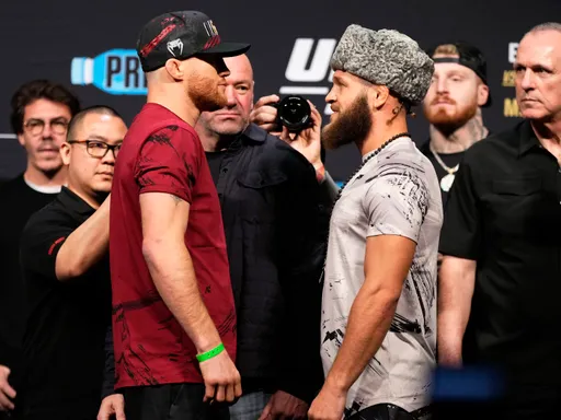 Гейджи и Физиев провели битву взглядов перед реваншем на UFC 313