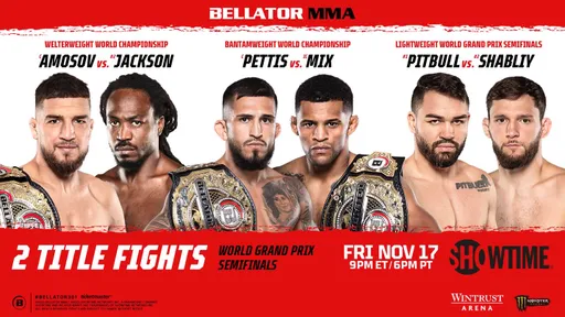 Где смотреть турнир Bellator 301: Амосов – Джексон