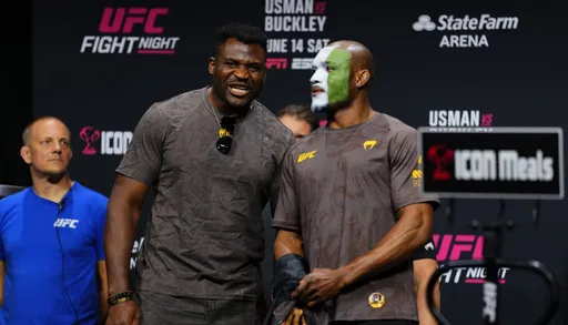 Нганну поздравил Усмана с победой над Бакли на турнире UFC on ESPN 69
