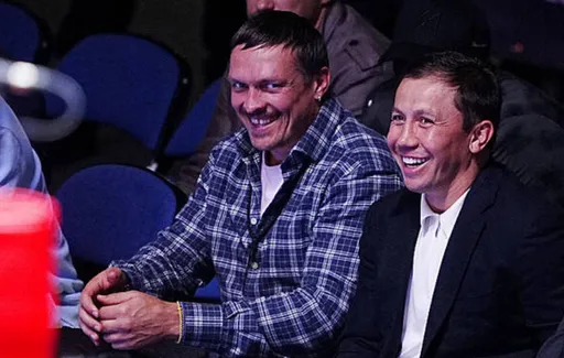 Усик поздравил Головкина с назначением на пост президента World Boxing