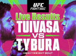 Результаты турнира UFC Vegas 88: Тыбура задушил Туивасу, отмена боя Баттла и Луиса
