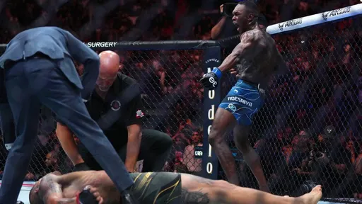 Видео нокаута в поединке Перейра – Адесанья 2 на турнире UFC 287