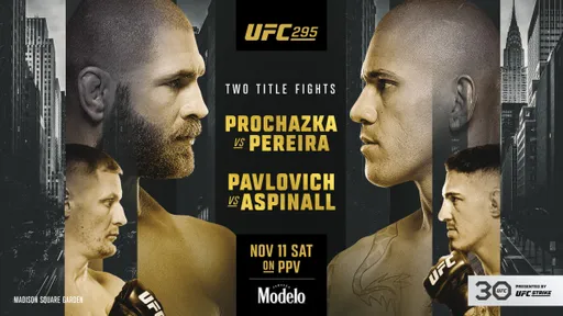 Полный кард турнира UFC 295: Прохазка - Перейра