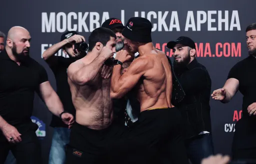 Слипенко и Гаджидаудов показали одинаковый вес перед чемпионским поединком на турнире ACA 160