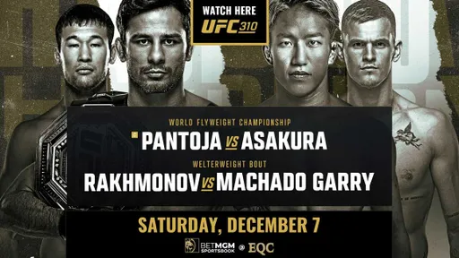 UFC 310: титульный бой, реванш Волкова, поединки непобежденных Евлоева и Рахмонова
