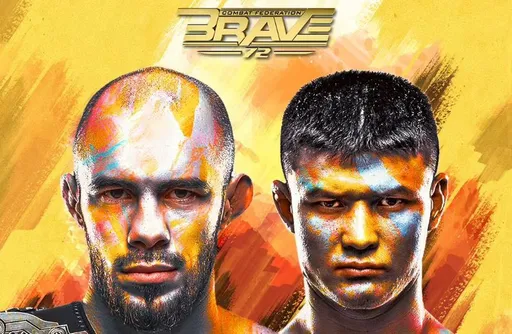 Опубликован официальный постер титульного боя Богатов – Абдрашитов на Brave CF 72