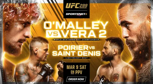 Результаты турнира UFC 299: О'Мэлли – Вера, Петр Ян – Ядонг
