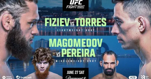 Смотреть онлайн UFC Fight Night 280: Физиев – Торрес. Прямая трансляция турнира в Баку