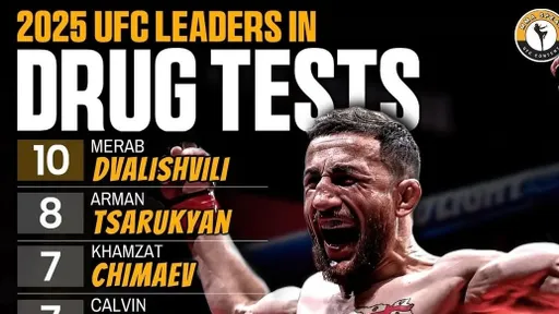 Двалишвили – самый тестируемый на допинг боец UFC в 2025 году
