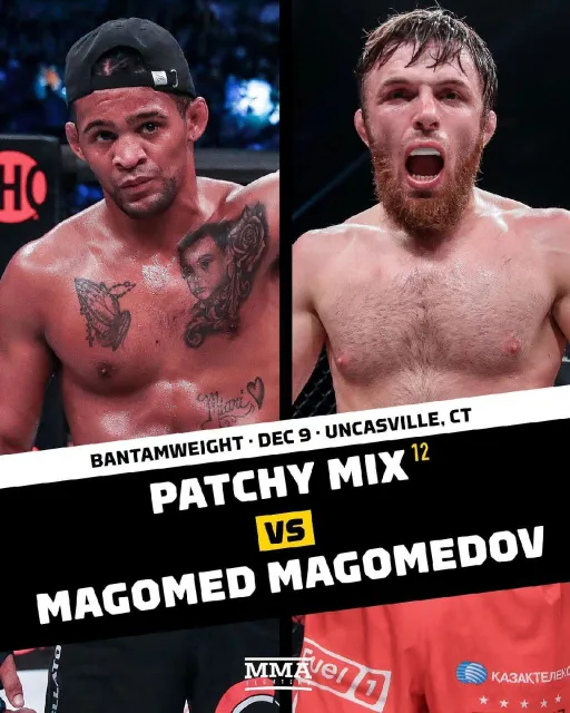 Стала известная дата полуфинального боя Гран-при Bellator в легчайшем весе Магомедов – Микс