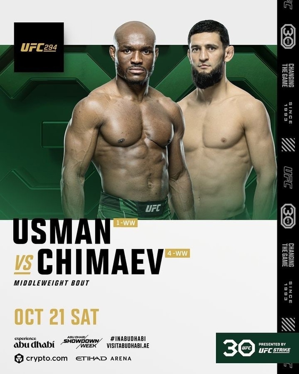 Хамзат Чимаев – Камару Усман на UFC 294 21 октября