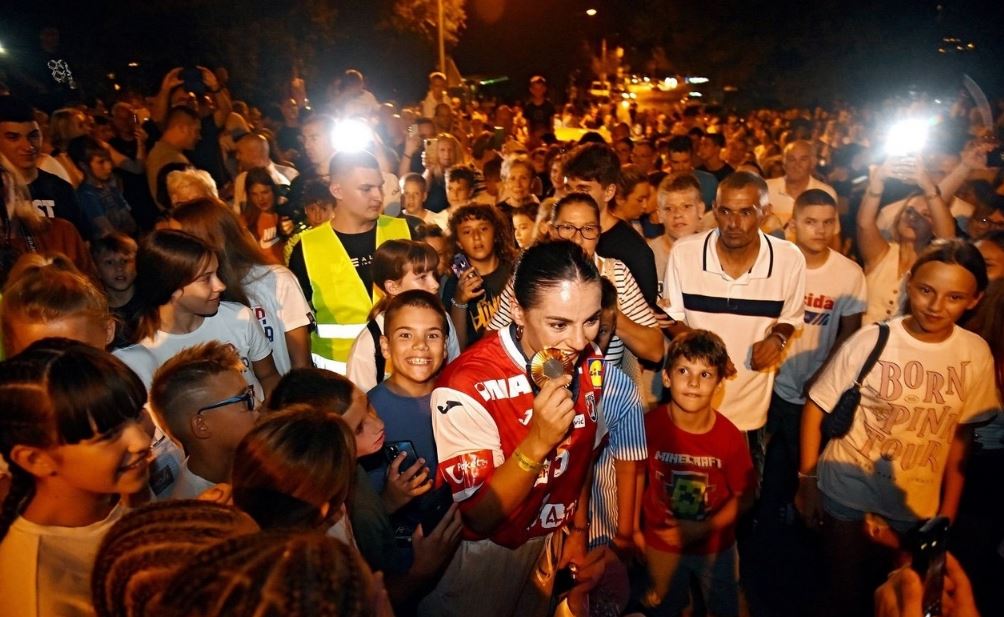 Олимпийской чемпионке по дзюдо из Хорватии Матич подарили козла