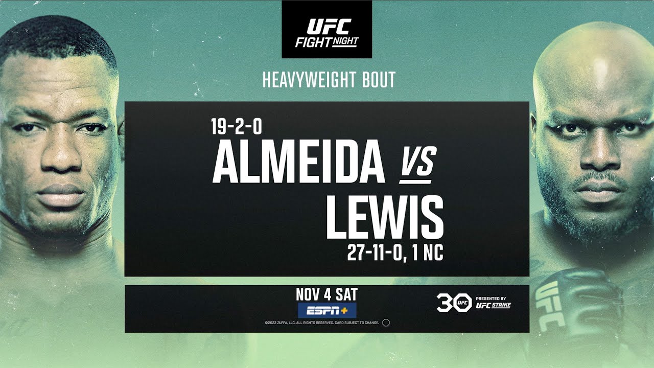 Льюис протестирует Алмейду, Фахретдинов сразится с ветераном лиги: ставки на лучшие бои UFC Fight Night 231