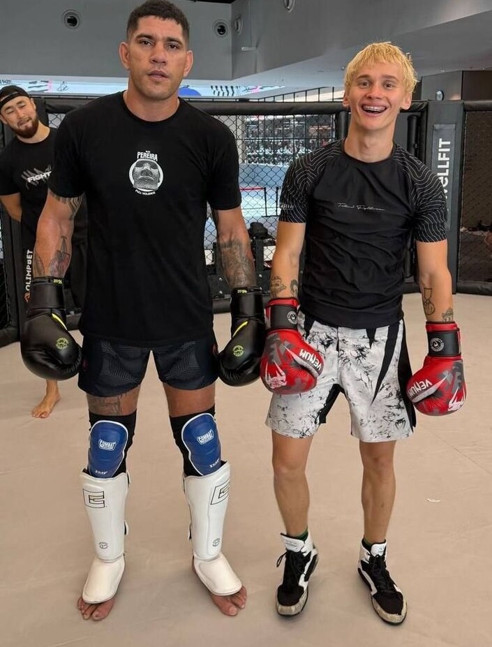 Чемпион UFC Алекс Перейра и Даня Милохин