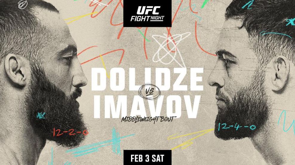 Прямой эфир UFC Fight Night 235: смотреть онлайн, Долидзе – Имавов, Хизриев – Мурадов