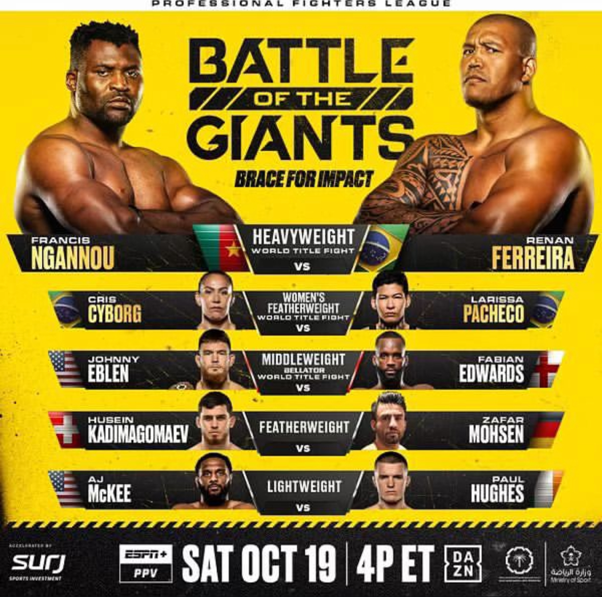 PFL Super Fights: Battle of the Giants