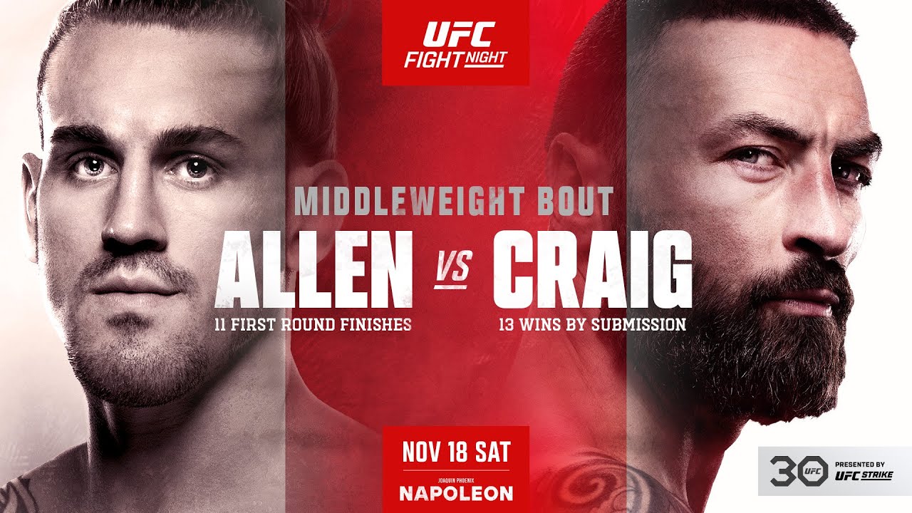 UFC Vegas 82: Аллен – Крейг