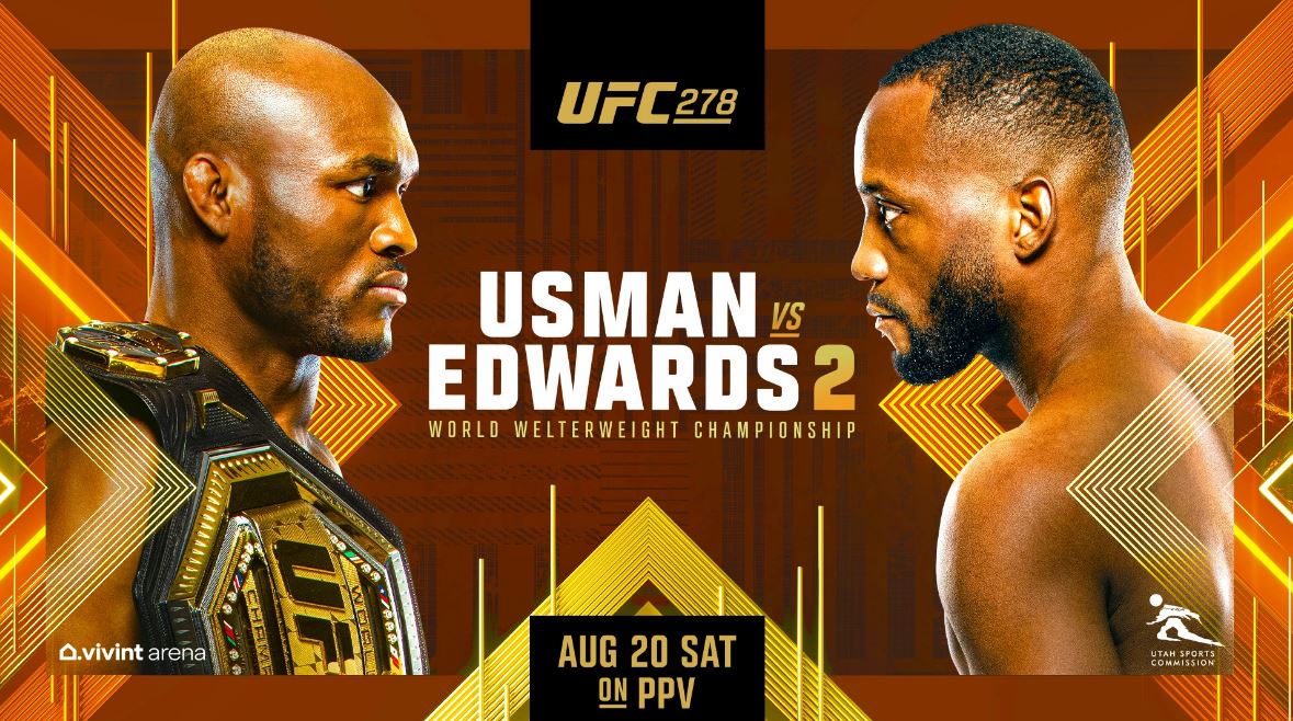 Во сколько реванш Усман – Эдвардс: время старта 21 августа на турнире UFC 278