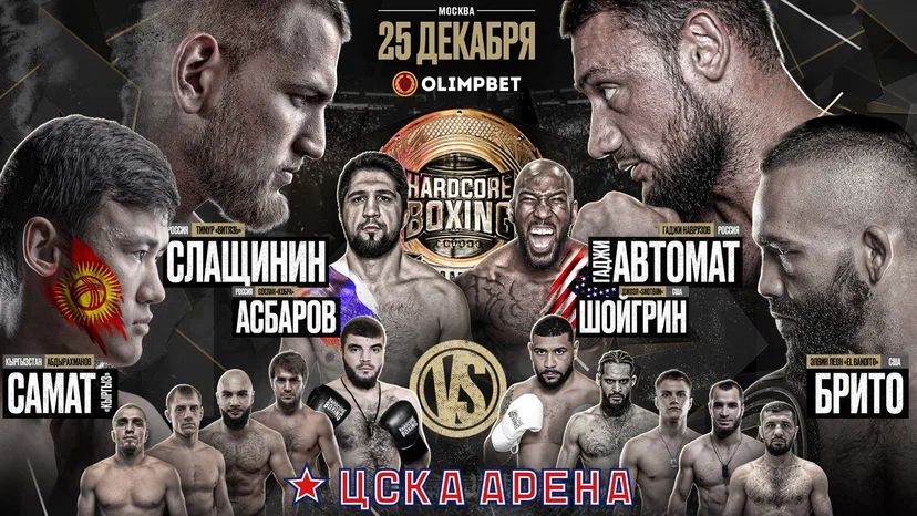 Звезды кулачки, поп-ММА и бокса подерутся в Москве. Что будет интересного на Hardcore Boxing