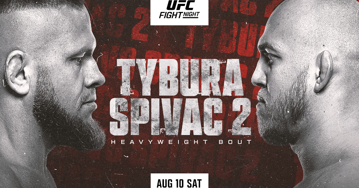 Полный кард турнира UFC Vegas 95: Марчин Тыбура – Сергей Спивак 2