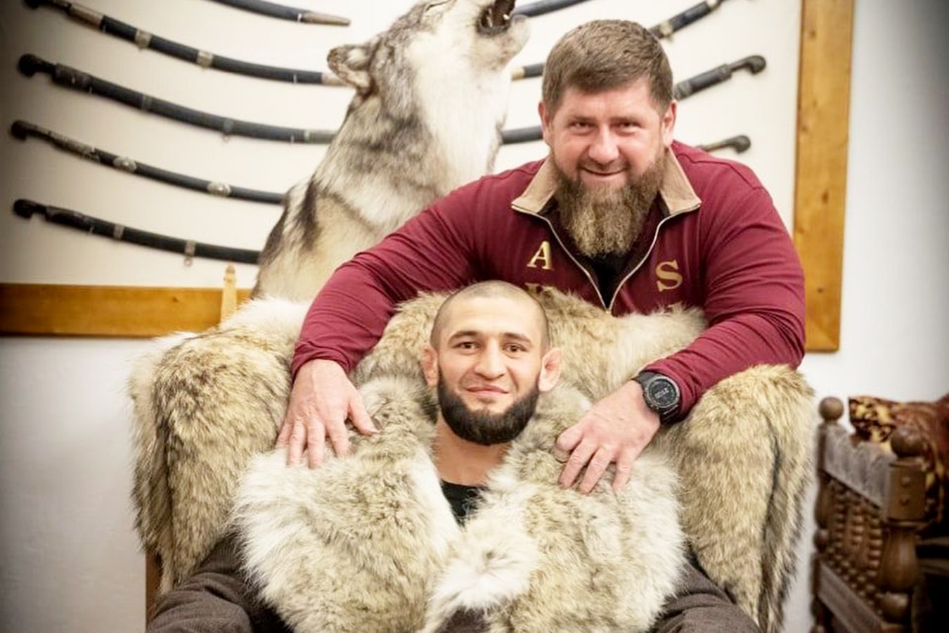 Рамзан Кадыров и Хамзат Чимаев