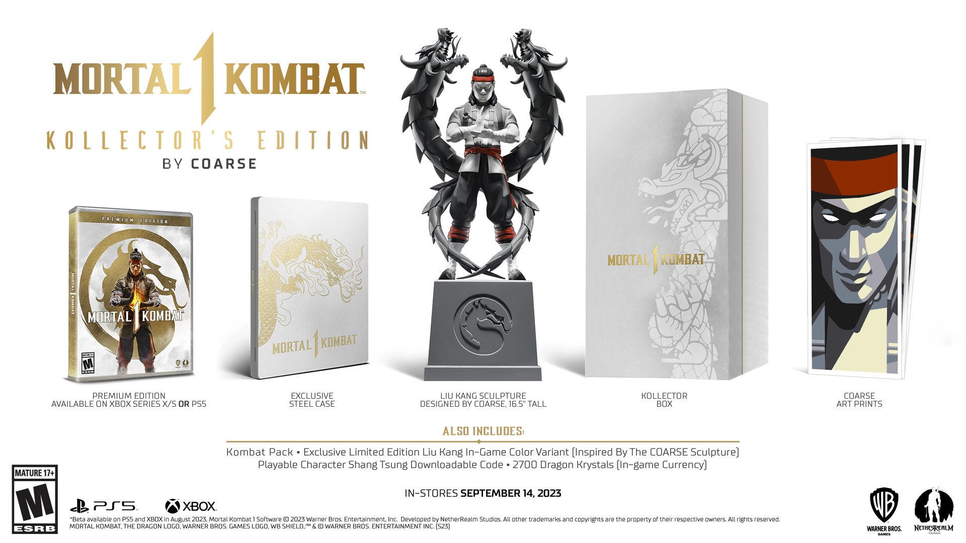 NetherRealm представила содержимое коллекционного издания Mortal Kombat 1