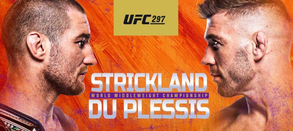 Смотреть бой Стрикленд – Дю Плесси на UFC 297: бесплатная трансляция боя