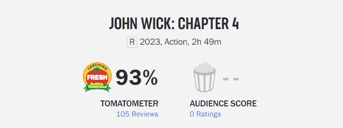 «Джон Уик 4» привел в восторг критиков