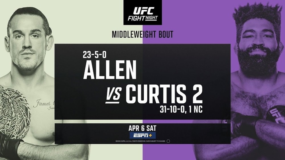 UFC Vegas 90: Аллен – Кертис 2