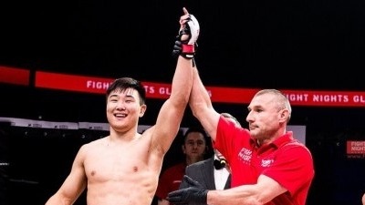 Касымбай победил Мамиева в главном событии турнира Hardcore MMA в Казахстане