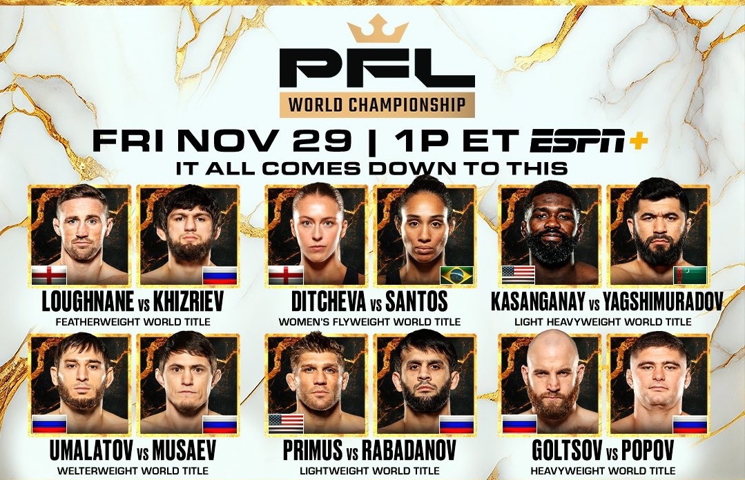 Основной кард турнира PFL World Championship