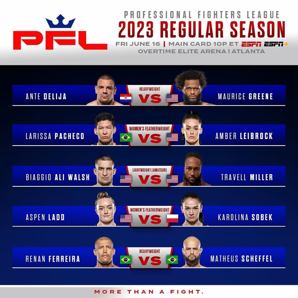 Основной кард PFL 5: сезон 2023