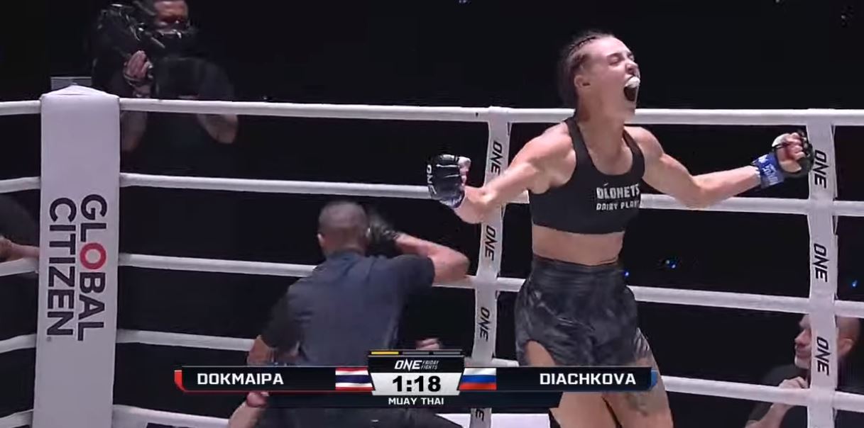 Дьячкова с победы дебютировала в ONE Championship
