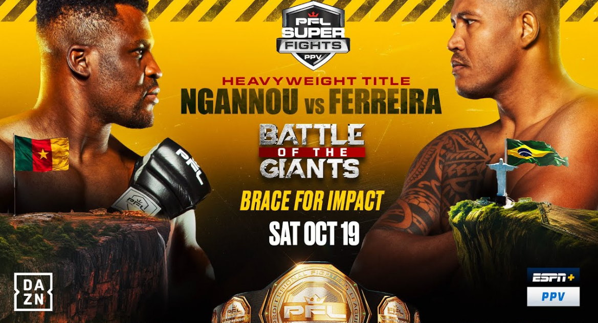 Нганну – Феррейра на PFL: Battle of the Giants