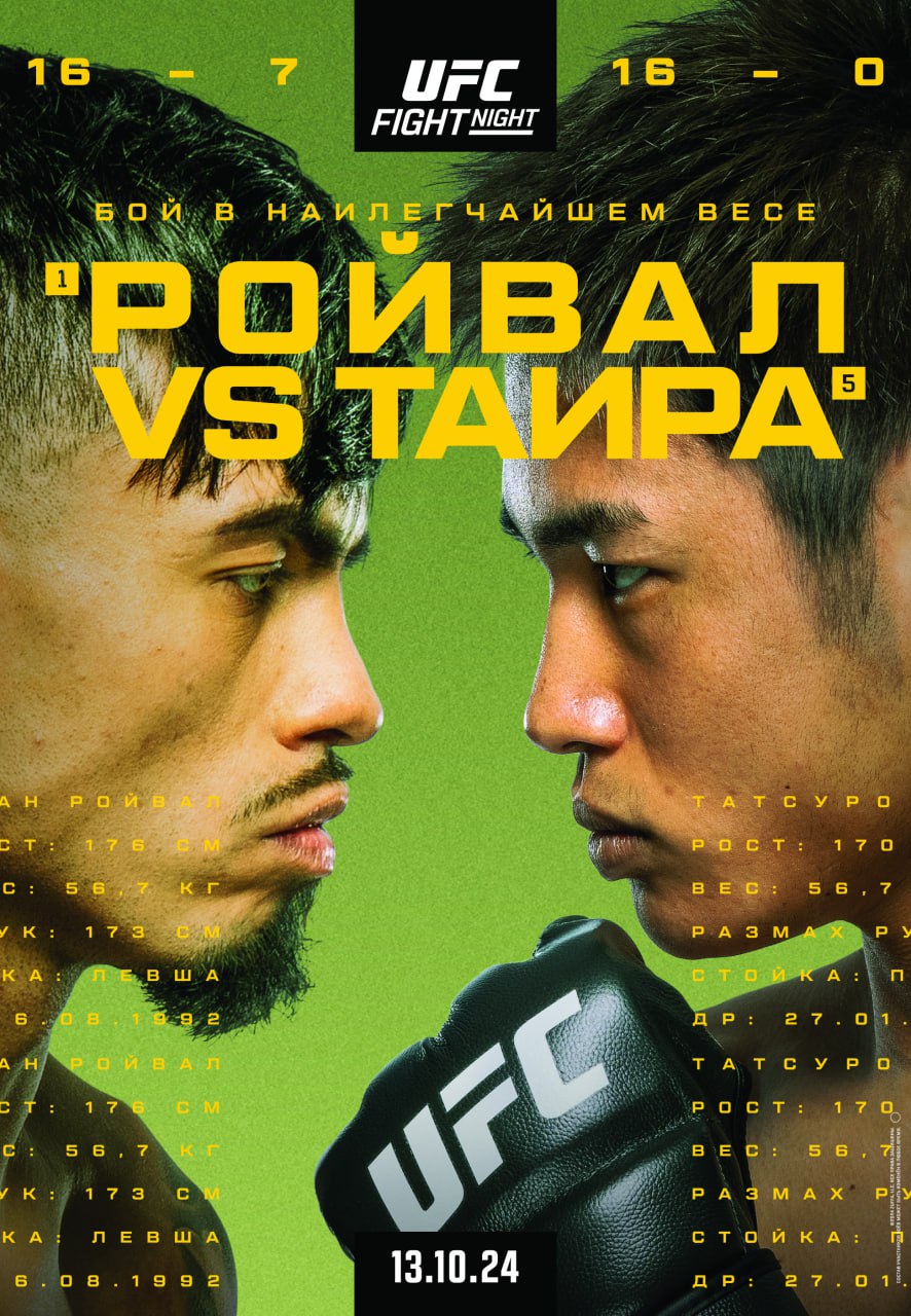 Постер турнира UFC Fight Night 244