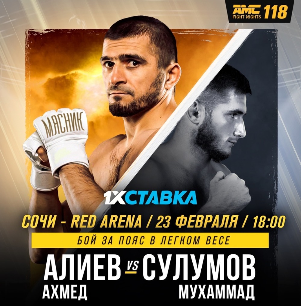 AMC Fight Nights 118: Алиев – Сулумов
