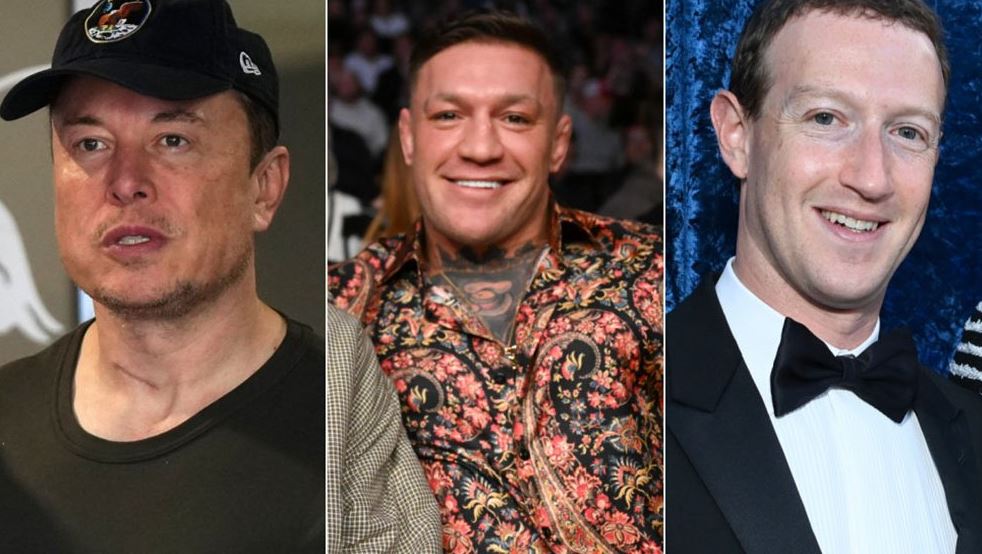 Макгрегор призвал Илона Маска и Марка Цукерберга провести бой в UFC