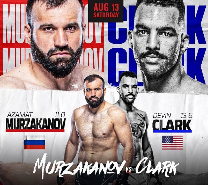 Поединок Мурзаканов&nbsp;– Кларк состоится в ночь на 14 августа на турнире UFC Сан-Диего
