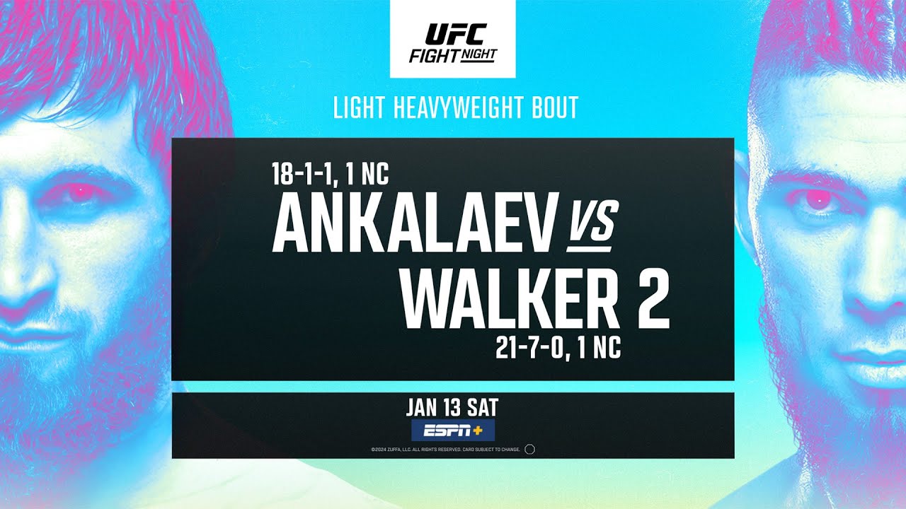 UFC Vegas 84: Анкалаев – Уокер 2