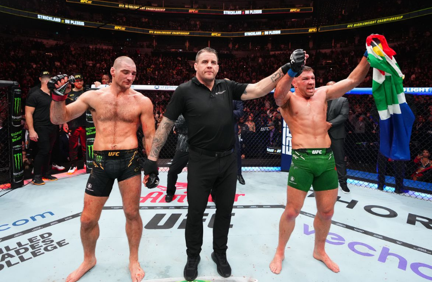 Глава UFC Уайт подтвердил, что Дю Плесси проведет реванш со Стриклендом