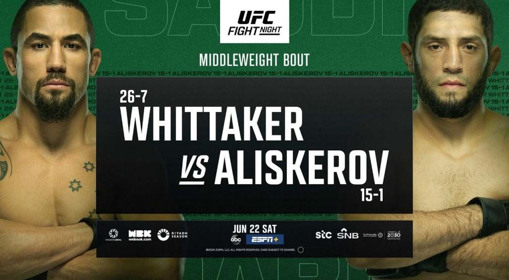 Алискеров победит Уиттакера, бой Волкова и Павловича завершится досрочно: лучшие ставки на UFC on ABC 6