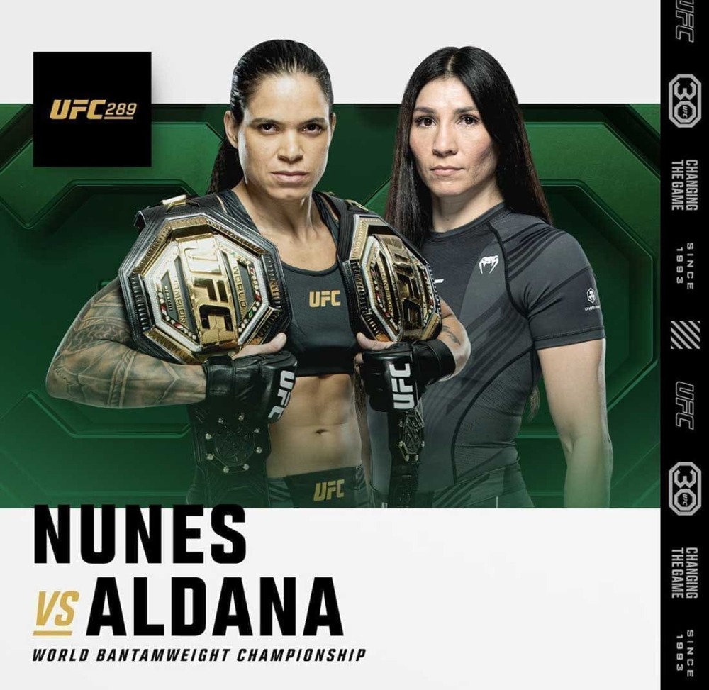 Аманда Нуньес – Ирен Алдана 11 июня на UFC 289