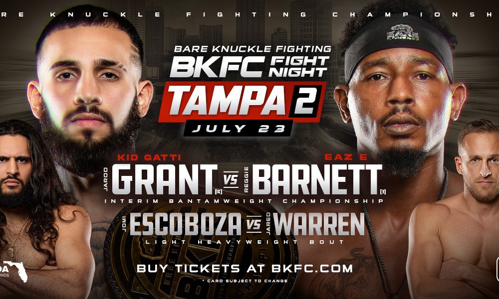 Титульный бой и два претендентских поединка. Где смотреть Bare Knuckle Fight Night Tampa 2: Грант — Барнетт