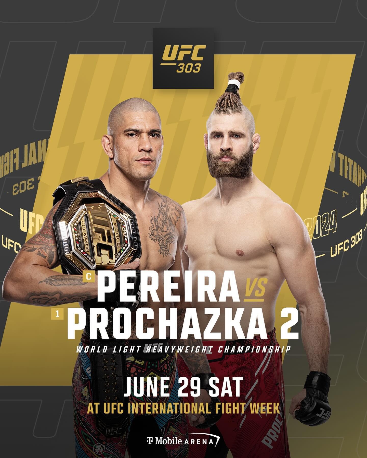 Реванш Перейры и Прохазки возглавит турнир UFC 303